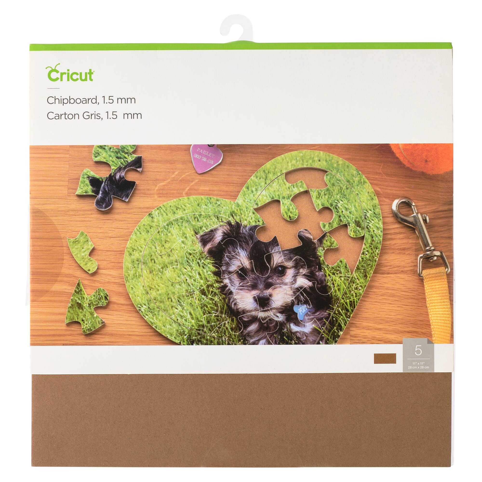 9 Packs: 5 ct. (45 total) Cricut® Chipboard Kraft Sampler